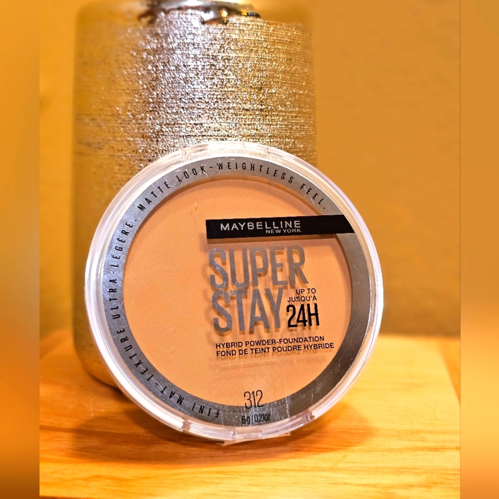 NEW Maybelline Super Stay 24H Hybrid Powder-Foundation Shade 312 6g